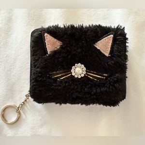 Adorable, Kate Spade fluffy cat wallet